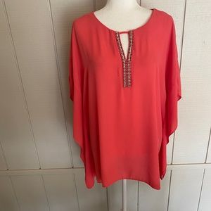 WALLIS Pink Rhinestone Blouse